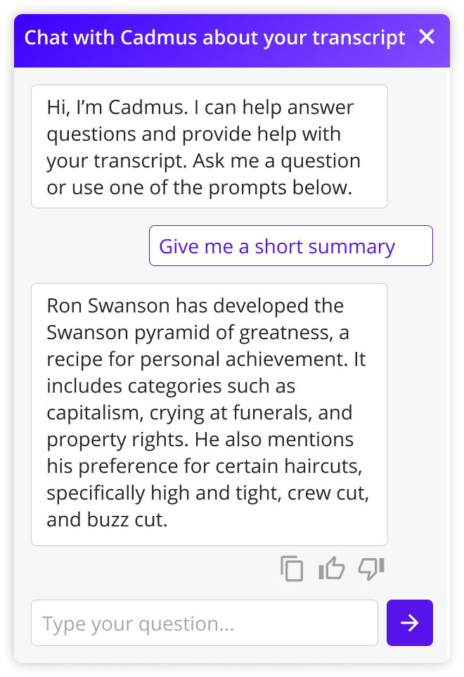 The initial design for the chatbot (I gave it a name)
